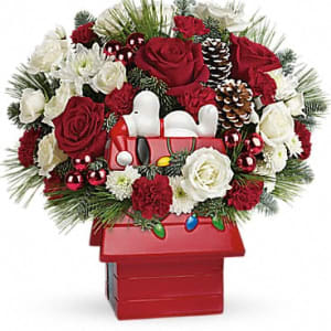 Snoopy's Cookie Jar by Teleflora Flower Bouquet