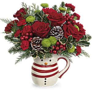 Teleflora's Send A Hug Sweet Frosty Bouquet Flower Bouquet