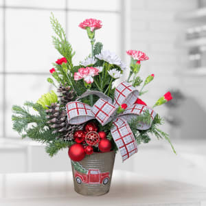 Country Christmas Flower Bouquet