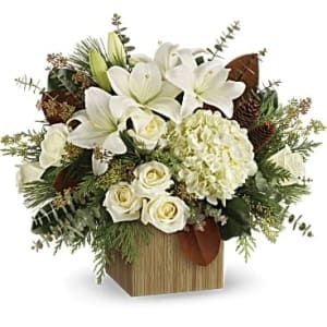 Snowy Winter Flower Bouquet