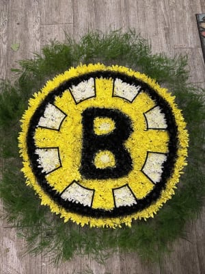 Bruins' Eternal Tribute Flower Bouquet