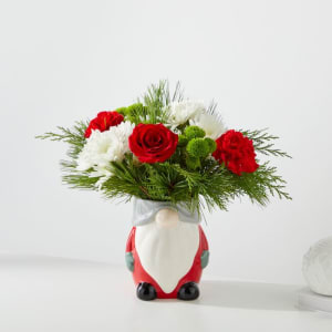 Ho Ho Gnome Flower Bouquet