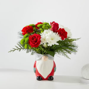 Ho Ho Gnome Flower Bouquet