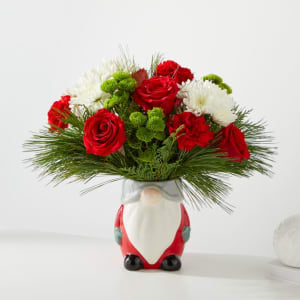 Ho Ho Gnome Flower Bouquet