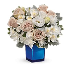 Serene Sky Flower Bouquet
