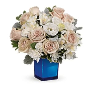 Serene Sky Flower Bouquet