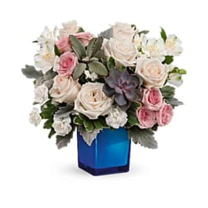 Enchanting Blue Flower Bouquet