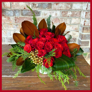 Opulent Christmas Roses Flower Bouquet