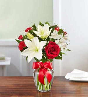 Fields of Europe Christmas Flower Bouquet