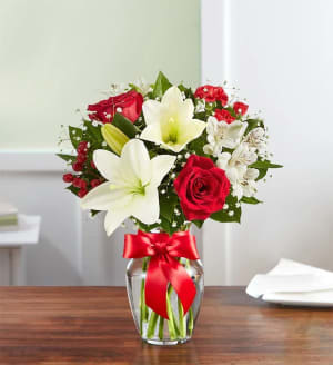 Fields of Europe Christmas Flower Bouquet