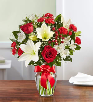 Fields of Europe Christmas Flower Bouquet