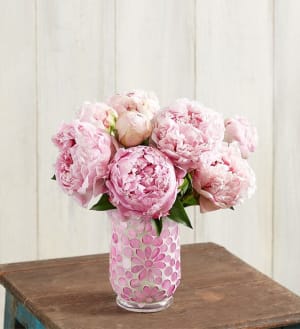 Blossom Charm Peony Delight Flower Bouquet