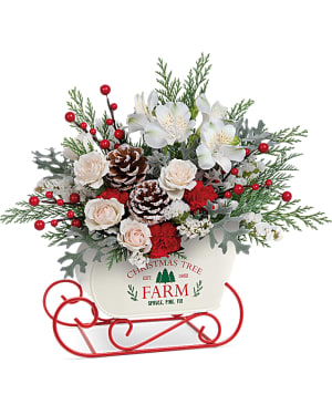 Teleflora's Winter Sleigh Bouquet Flower Bouquet