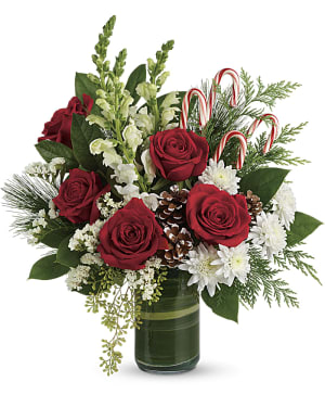 Teleflora's Festive Pines Bouquet Flower Bouquet