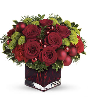 Merry & Bright Flower Bouquet