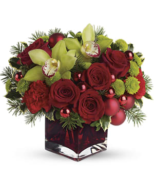 Merry & Bright Flower Bouquet