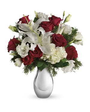Teleflora's Silver Noel Bouquet Flower Bouquet