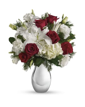 Teleflora's Silver Noel Bouquet Flower Bouquet