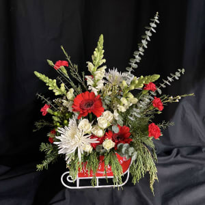 Sleigh The Day Flower Bouquet