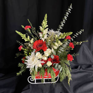 Sleigh The Day Flower Bouquet