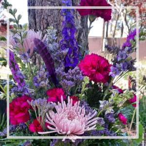 Favorite Color is Purple Design Flower Bouquet