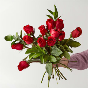 Roses Wrapped Flower Bouquet