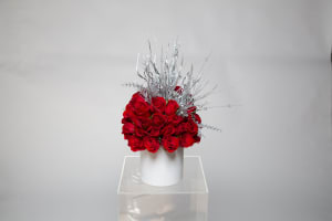 Holiday Heart Flower Bouquet