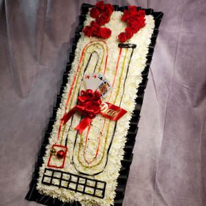 Cribbage Board 29 Flower Bouquet