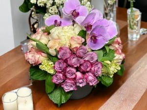 Picturesque Purple Flower Bouquet