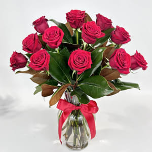 DOZEN ROSES Flower Bouquet