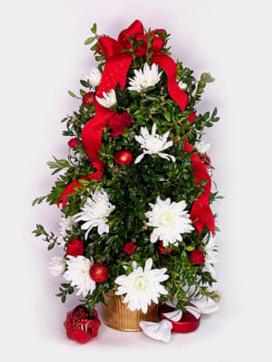 Holiday Flower Tree Flower Arrangement Holiday Flower Tree Flower Bouquet