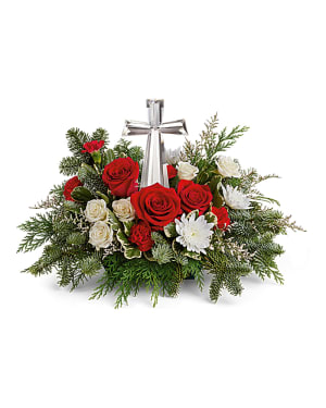 JOY OF LIGHT CENTERPIECE Flower Arrangement JOY OF LIGHT CENTERPIECE Flower Bouquet