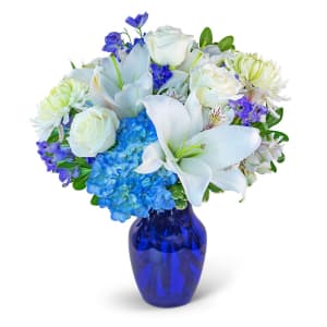 Nothing But Blue Skies Flower Bouquet