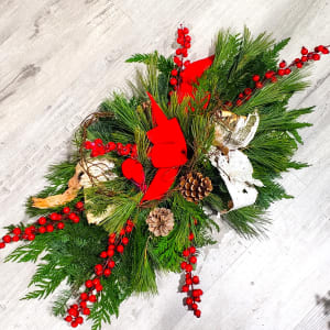 Natures Winter Centerpiece or Memory Spray Flower Bouquet