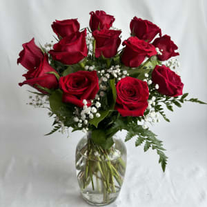 1 Dozen rose vase Flower Bouquet