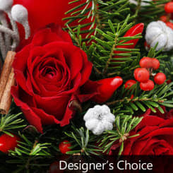 Designers Choice  Christmas Flower Bouquet
