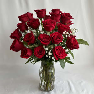 2 dozen rose vase Flower Bouquet