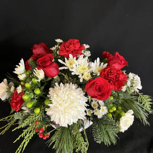 Christmas Centerpiece Flower Bouquet