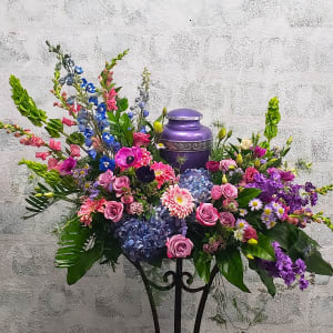 Exquisite Garden Urn Spray Flower Bouquet