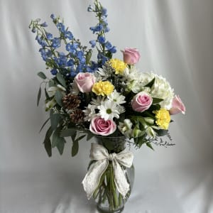 Pastel Garden Flower Bouquet