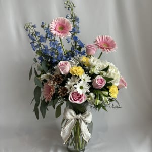 Pastel Garden Flower Bouquet