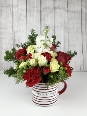 Hug In A Mug *designer's choice8* Flower Bouquet