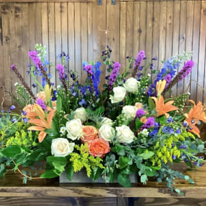 Garden Tribute for Urn Flower Bouquet