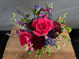 Lovely Jewel Toned Palette Flower Bouquet