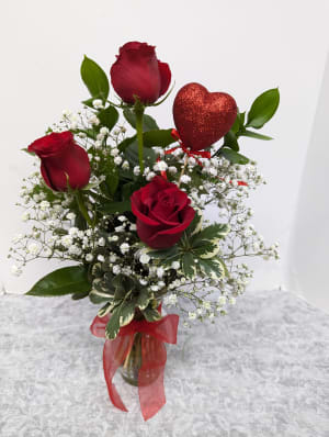 Rose Bud vase Flower Bouquet