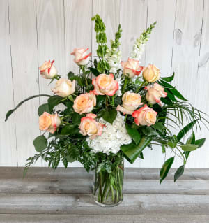 Two Tone Colored Roses Flower Bouquet