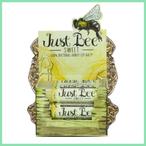 Just Bee Renewed Lip Balm Flower Bouquet