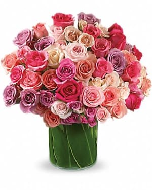 Teleflora's Rose Rapture Flower Bouquet