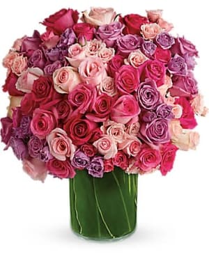 Teleflora's Rose Rapture Flower Bouquet