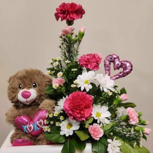 XOXO Valentine Flower Bouquet